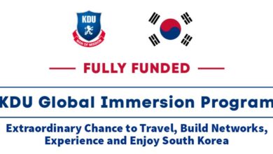 برنامج تدريب عالمي في كوريا الجنوبية | ممول بالكامل