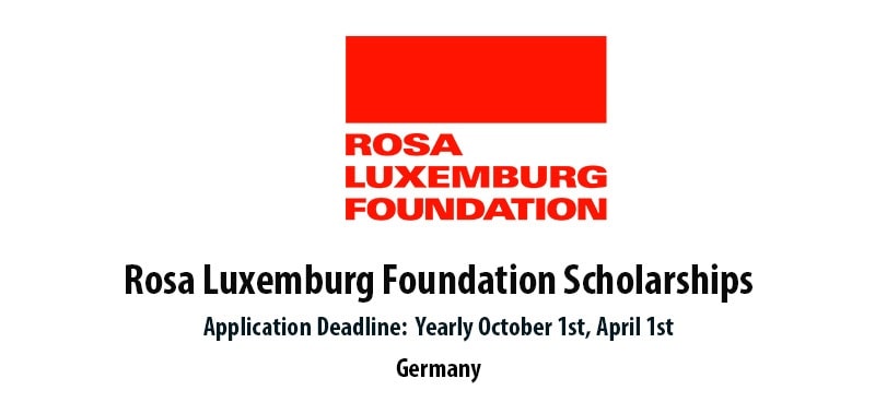 منحة مؤسسة روزا لوكسمبورغ لدراسة الماجستير والدكتوراه في ألمانيا 2021