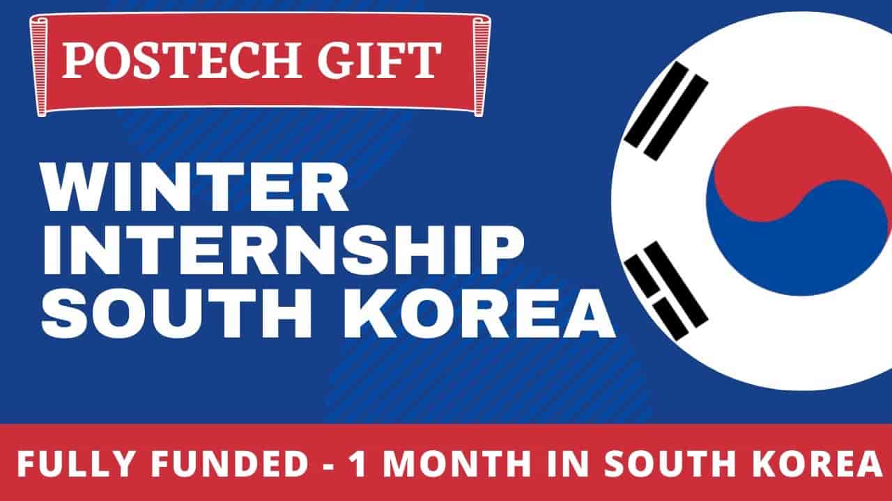 فرصة التقديم في برنامج التدريب الشتوي في كوريا الجنوبية 2021 (ممول بالكامل)