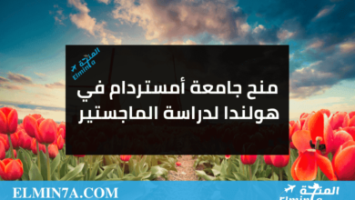 منح جامعة أمستردام في هولندا لدراسة الماجستير | ممولة