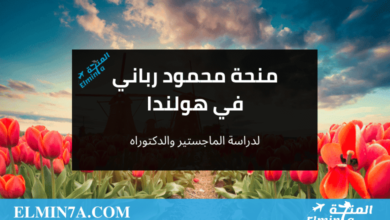 منحة مؤسسة محمود رباني لدراسة الماجستير والدكتوراه في هولندا