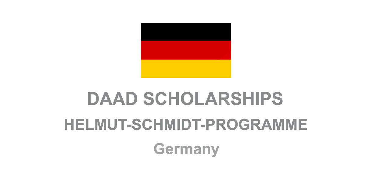 فرصة التقديم في منحة DAAD Helmut-Schmidt-Programme لدراسة الماجستير في المانيا 2022 (ممولة بالكامل)