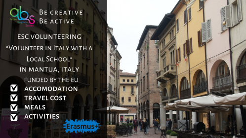 فرصة تطوع في إيطاليا لتعليم اللغة الإنجليزية في معهد A. Mantegna 2022 | ممولة بالكامل