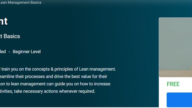 Introduction to Lean Management Basics