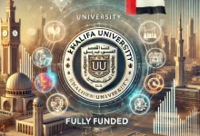 منحة جامعة خليفة لدراسة الماجستير والدكتوراه في الإمارات العربية المتحدة (ممولة بالكامل)