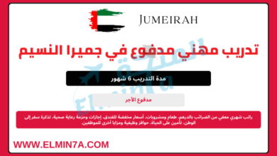 تدريب مهني مدفوع التكاليف في جميرا النسيم، دبي، 2024