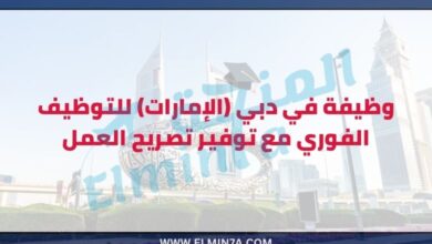 وظيفة في دبي الإمارات للتوظيف الفوري مع توفير تصريح العمل