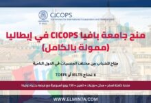 منح جامعة بافيا CICOPS في إيطاليا (ممولة بالكامل)
