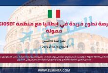 فرصة تطوع فريدة في إيطاليا مع منظمة GIOSEF | ممولة