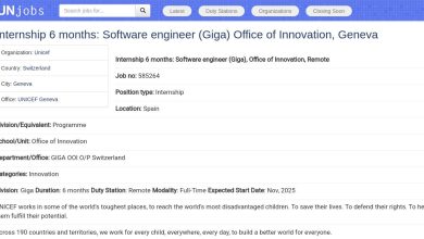 فرصة تدريب ممولة في اليونيسف كمهندس برمجيات (للعمل عن بعد)
