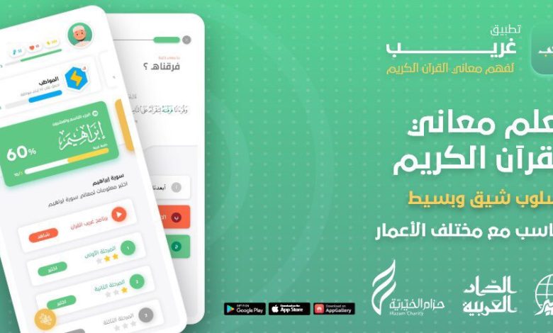 تطبيق "غريب القرآن": سبيلك لفهم معاني الآيات الغامضة بسهولة